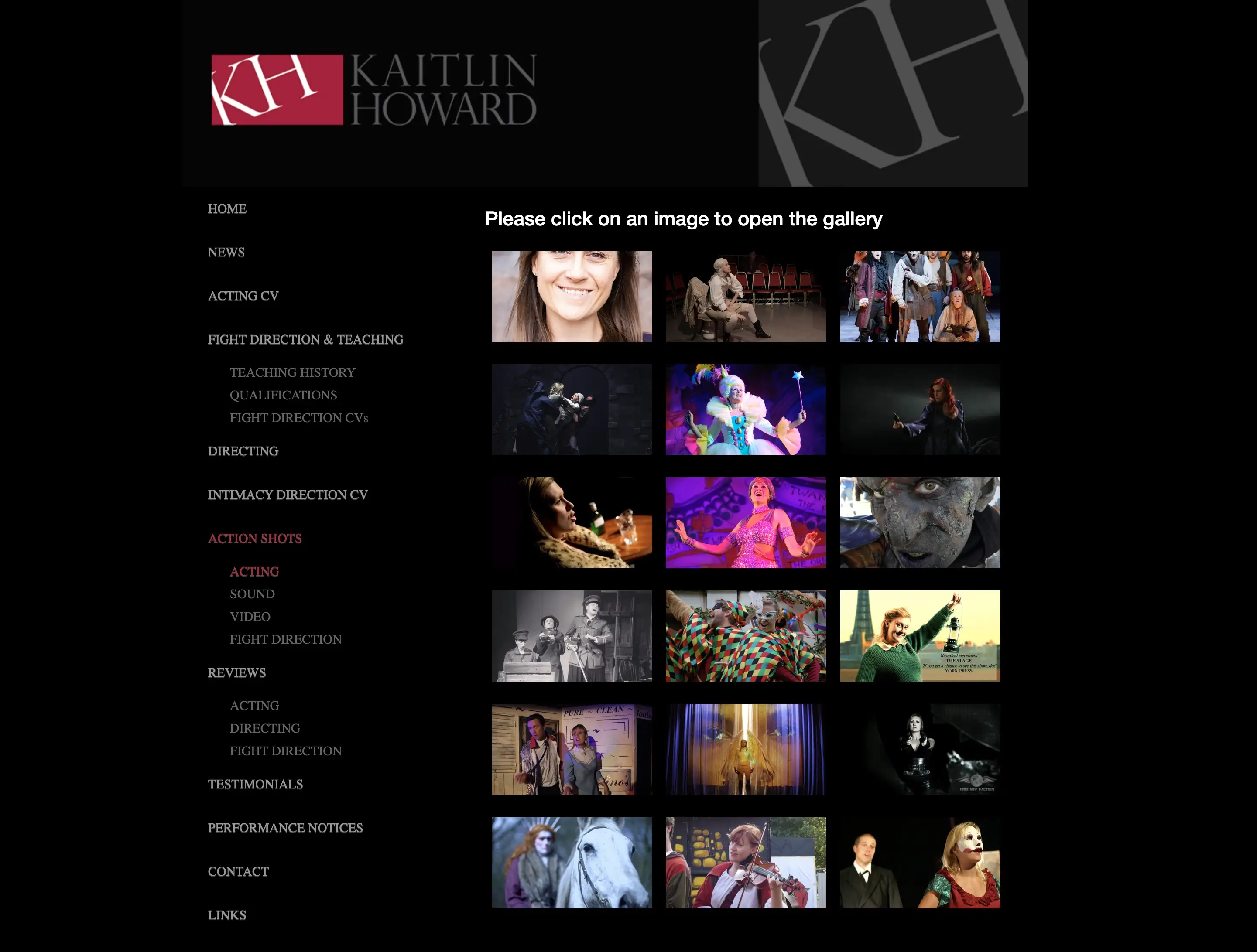 Kaitlin Howard action shots