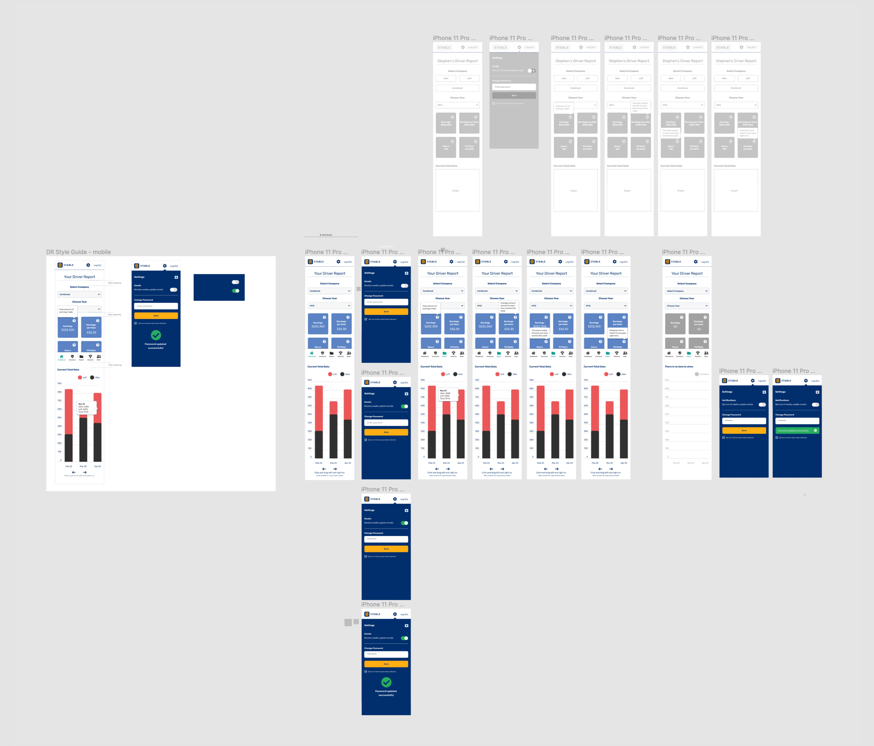 Stable insurance app design